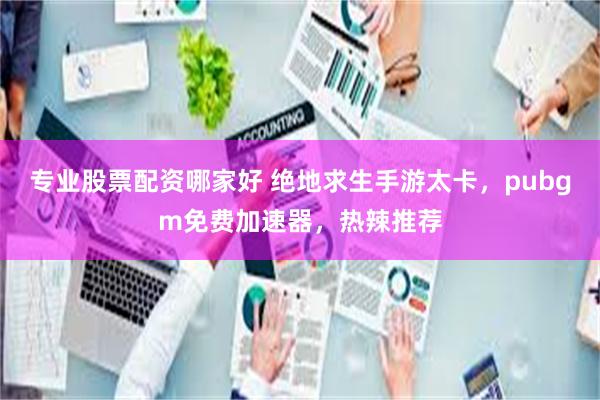 专业股票配资哪家好 绝地求生手游太卡，pubgm免费加速器，热辣推荐